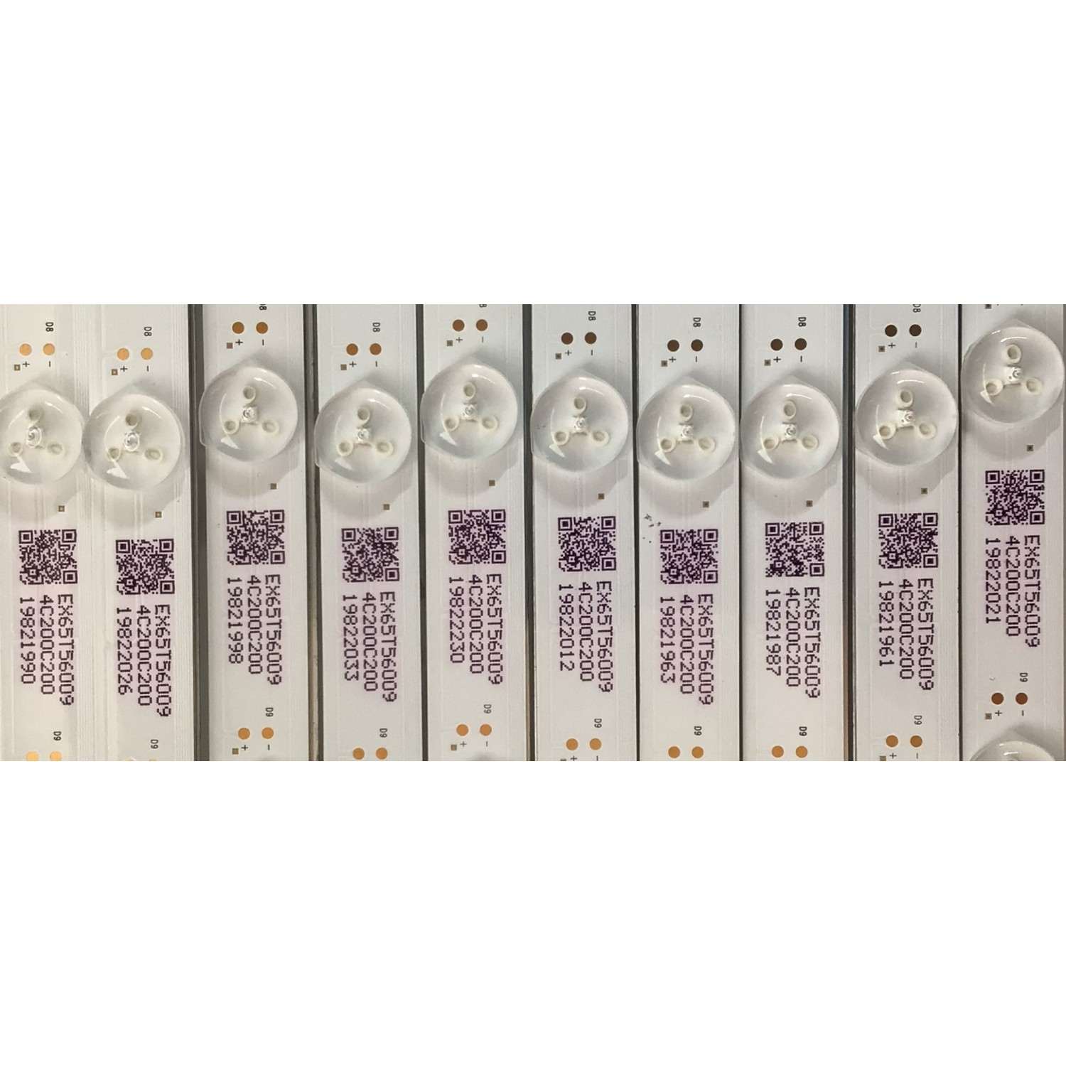 KIT DE LED'S PARA TV VIZIO ((KIT CUENTA CON 10 PIEZAS)) / NUMERO DE PARTE LB65062 V3_00 / MX65T56013 / 3C200C200 / 103I6067 / PANEL 650QVF09.5 / T650QVF09.1 / MODELO P65Q9-H11 / P65-F1 - Imagen 4